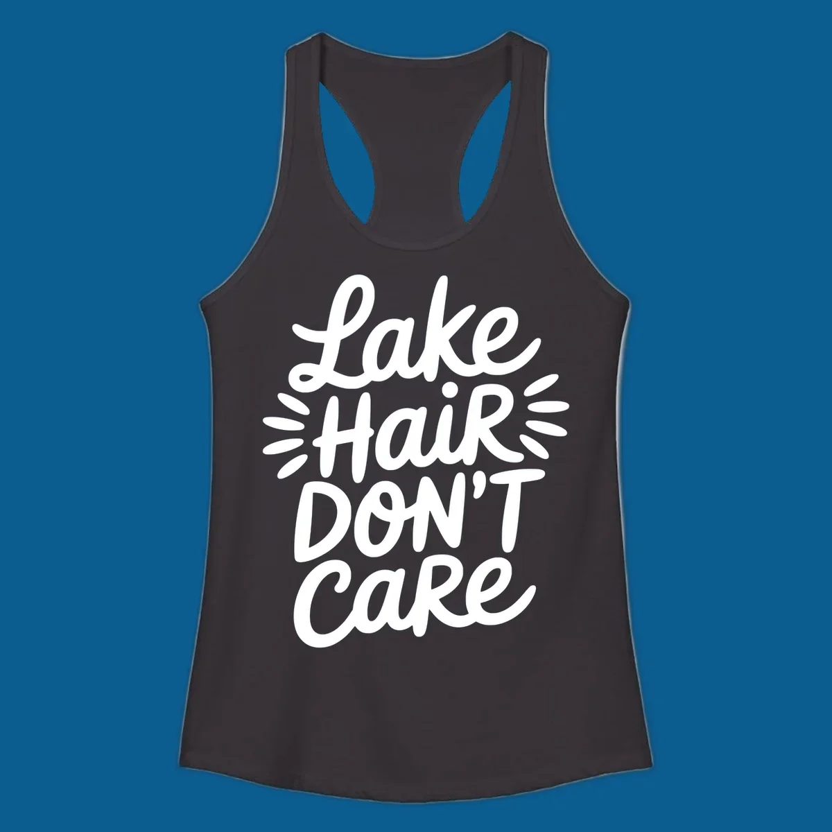 Lake Hair Don't Care typography design