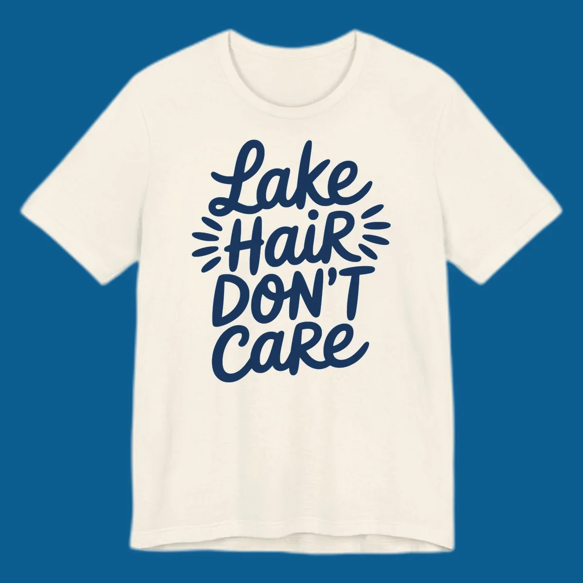 Lake Hair Don't Care typography design