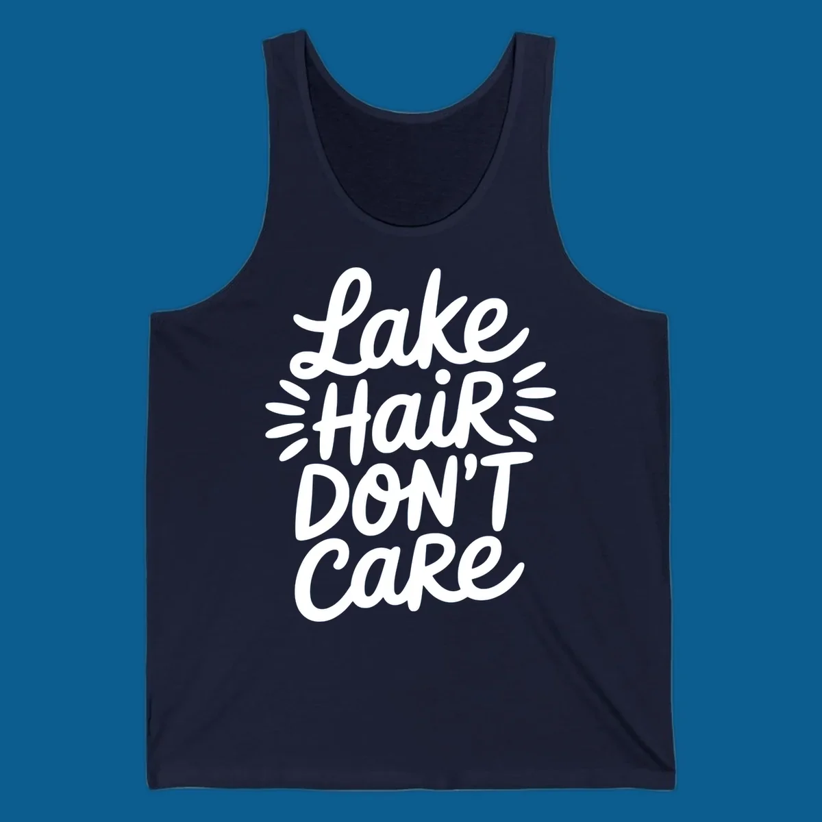 Lake Hair Don't Care typography design