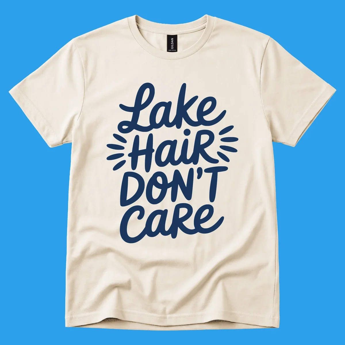 Lake Hair Don't Care typography design