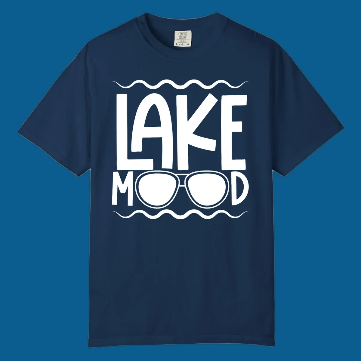 Lake mood sunglasses graphic