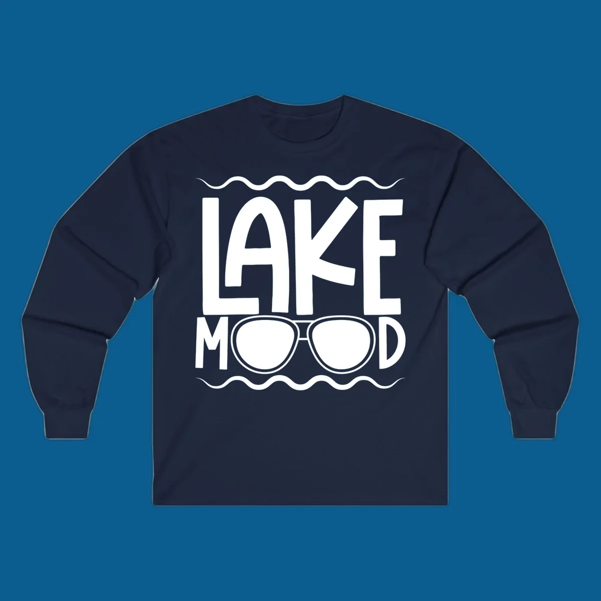 Lake mood sunglasses graphic