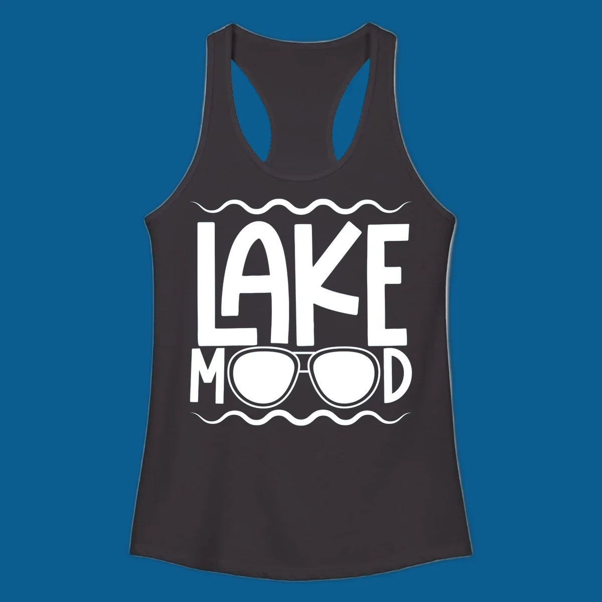 Lake mood sunglasses graphic