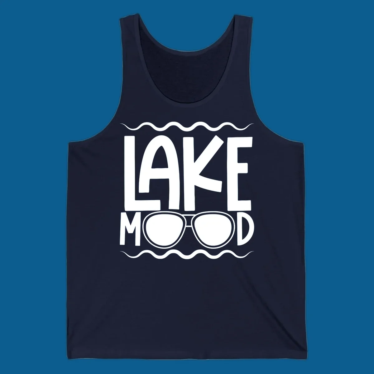 Lake mood sunglasses graphic