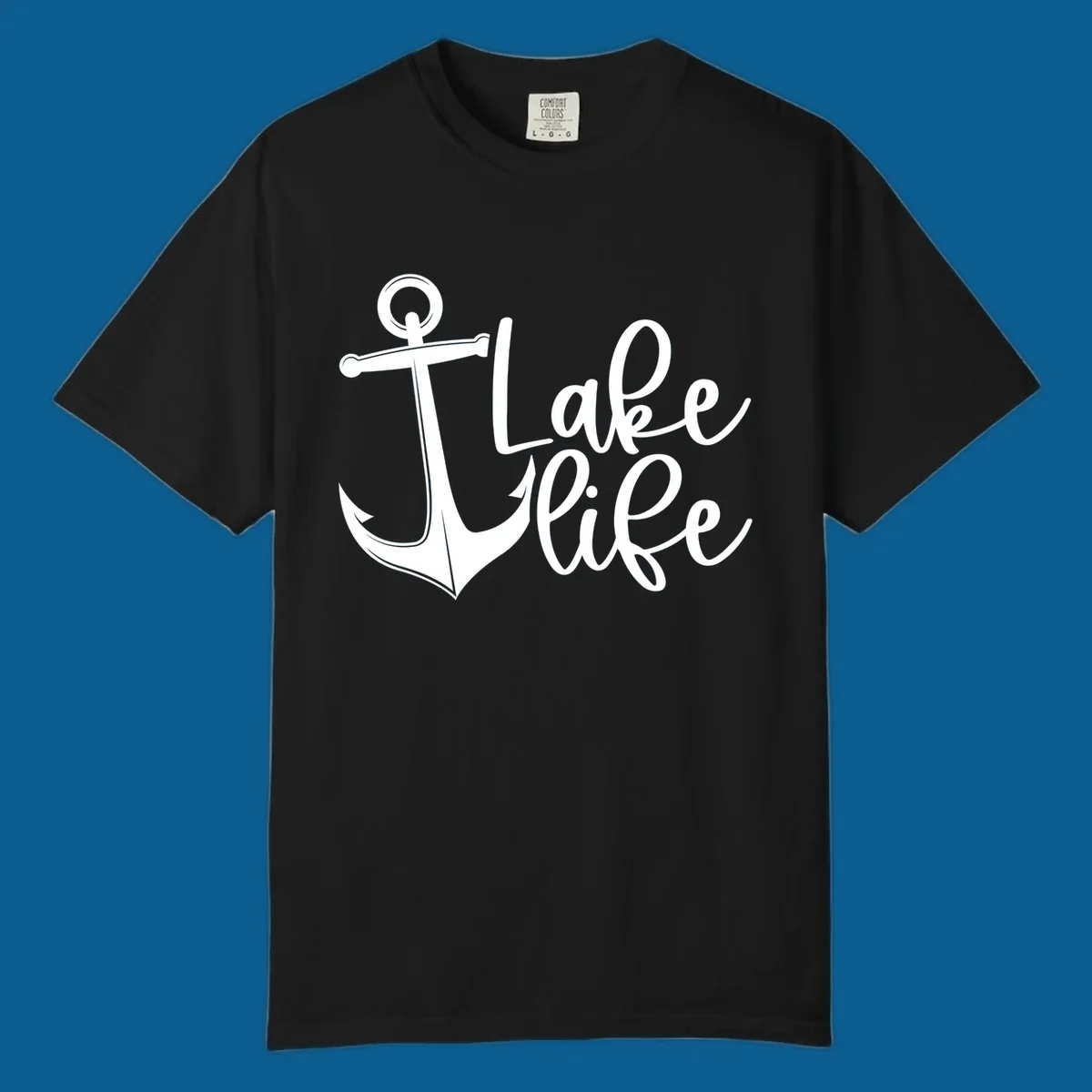Lake Life text with an anchor graphic, representing the lake-life-anchor concept.