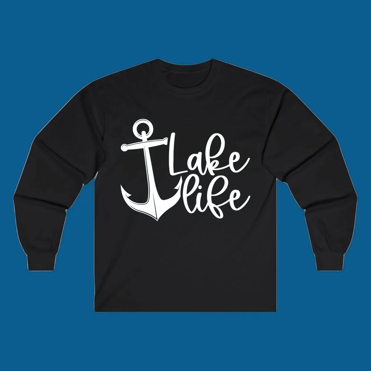 Lake Life text with an anchor graphic, representing the lake-life-anchor concept.