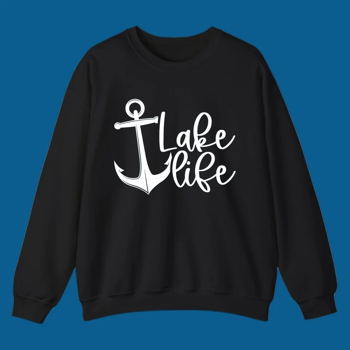 Lake Life text with an anchor graphic, representing the lake-life-anchor concept.