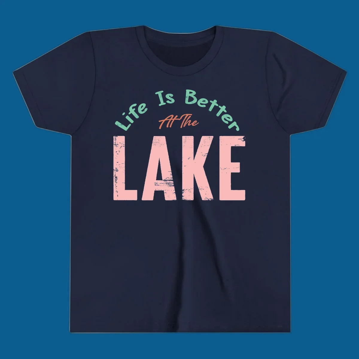 Life Is Better At The Lake typography design