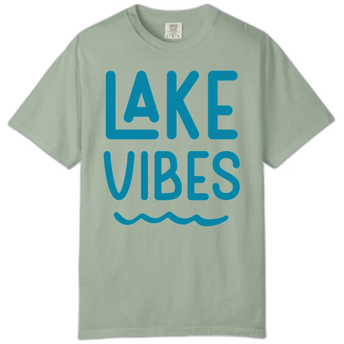 Lake Vibes Typography Design Comfort Color in Bay