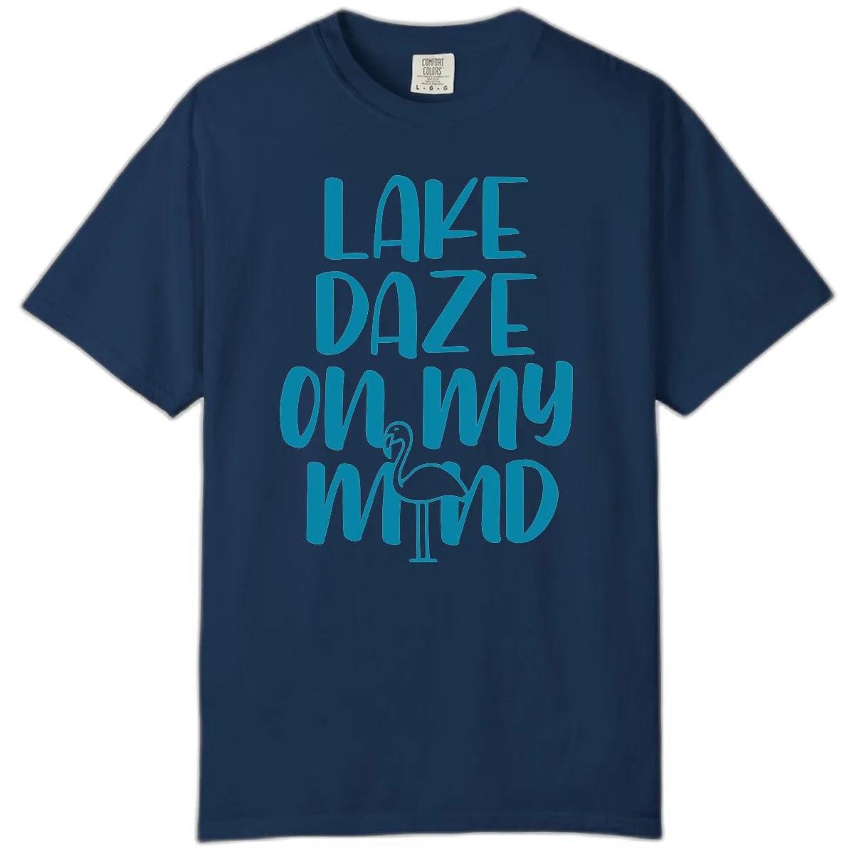 Lake Daze On My Mind Comfort Color in Navy
