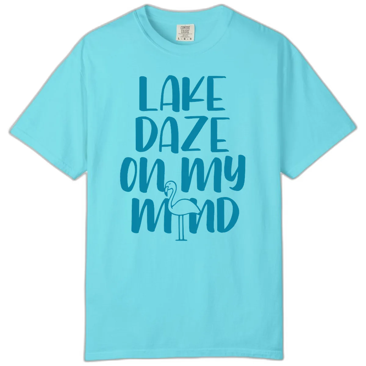 Lake Daze On My Mind Comfort Color in Lagoon Blue