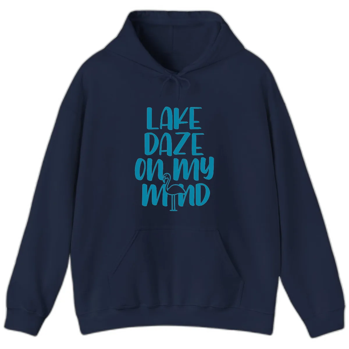 Lake Daze On My Mind Hoodie in Navy