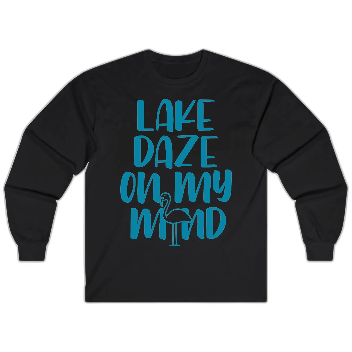 Lake Daze On My Mind Long Sleeve in Black