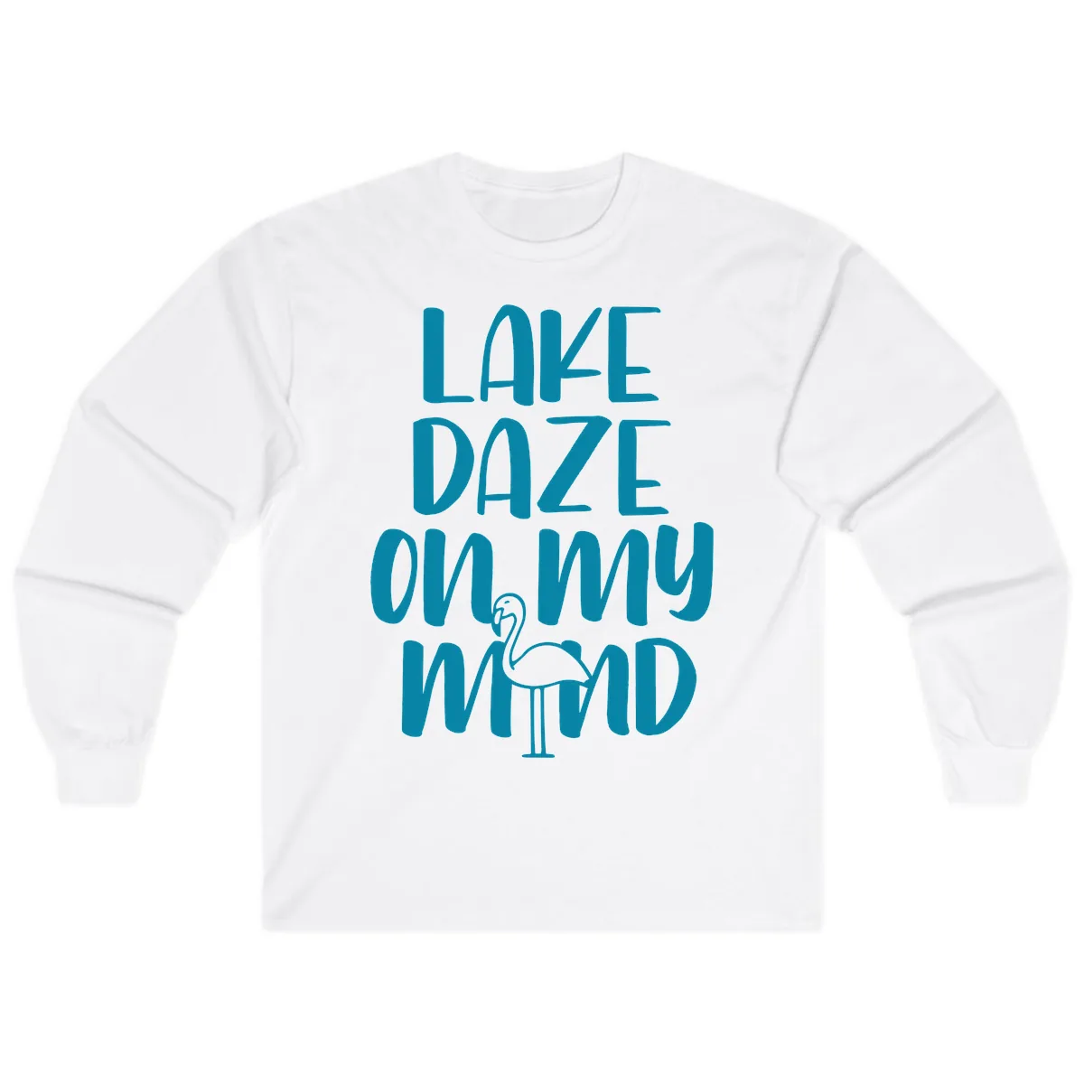 Lake Daze On My Mind Long Sleeve in White