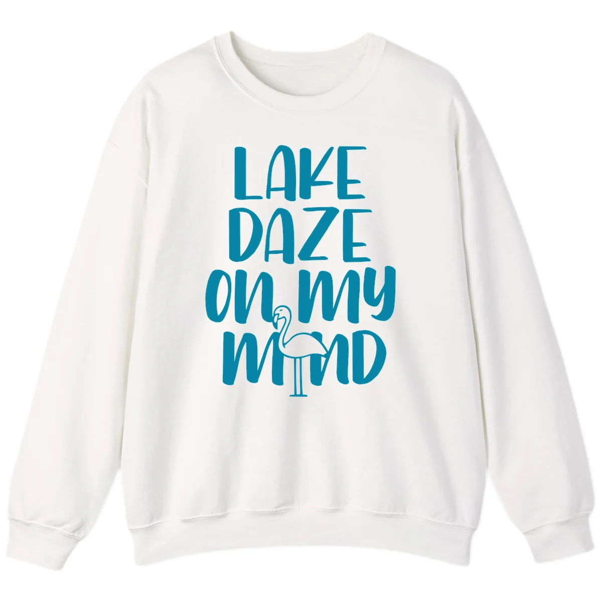 Lake Daze On My Mind Sweatshirt in White
