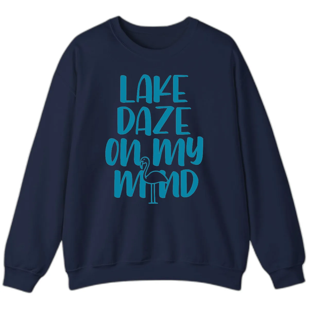 Lake Daze On My Mind Sweatshirt in Navy