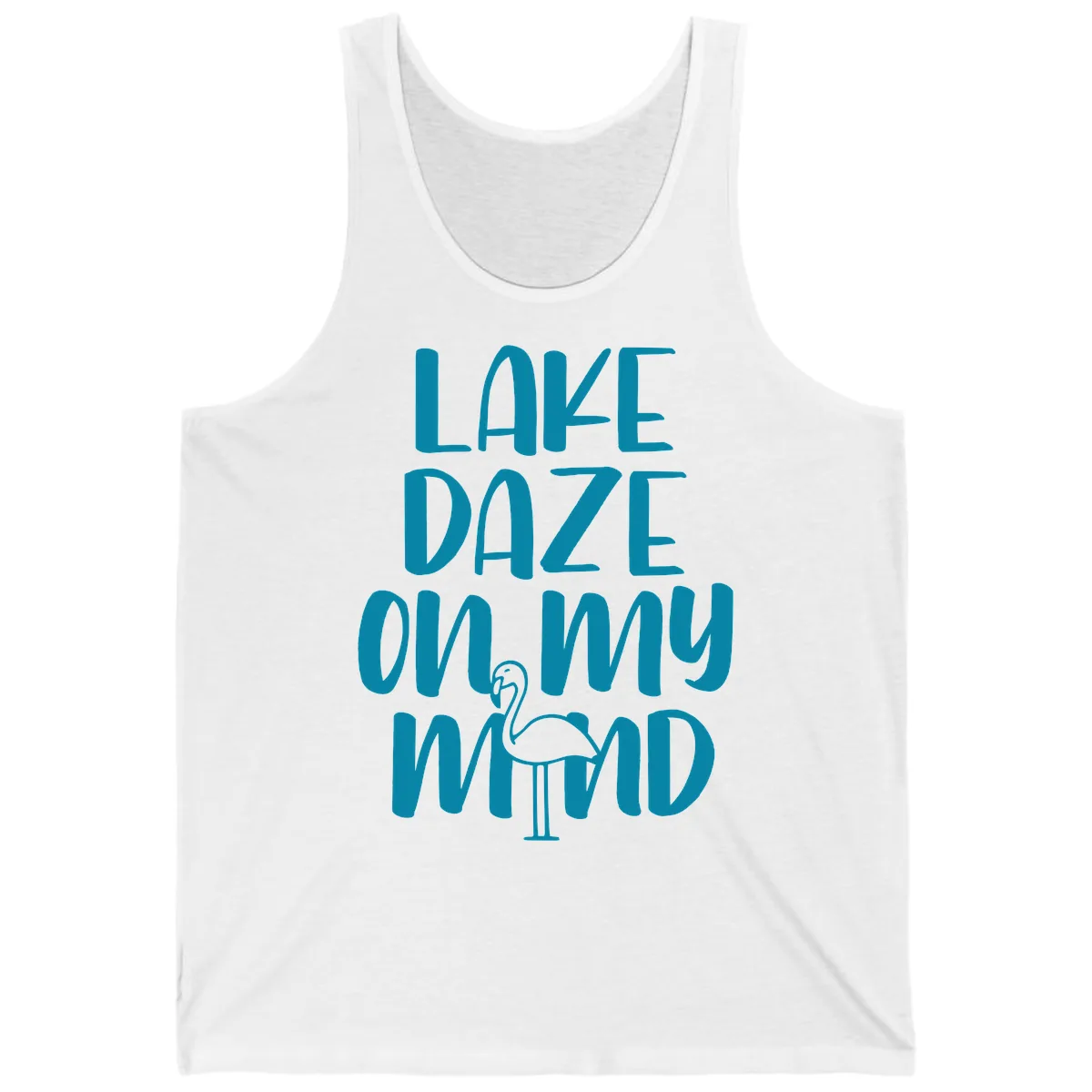 Lake Daze On My Mind Tank in White