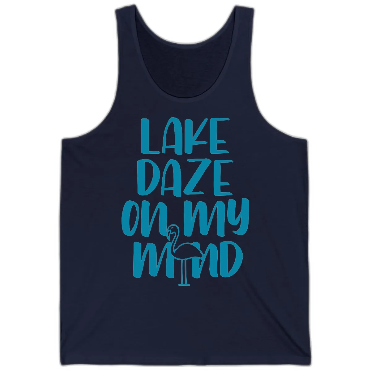 Lake Daze On My Mind Tank in Navy