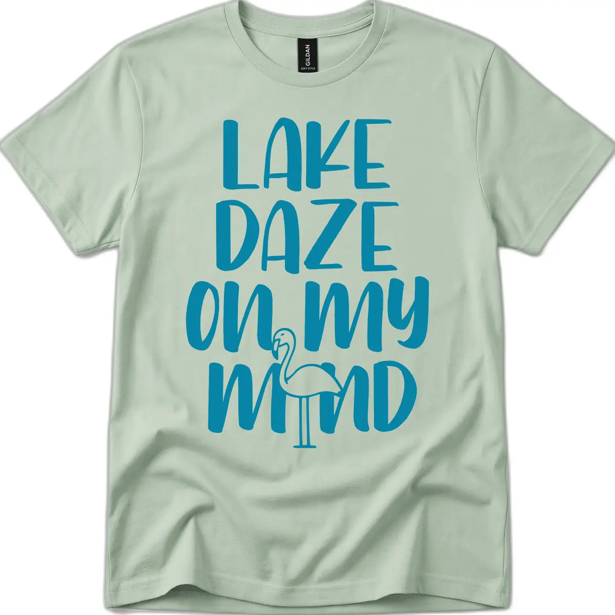 Lake Daze On My Mind T-Shirt in Sage