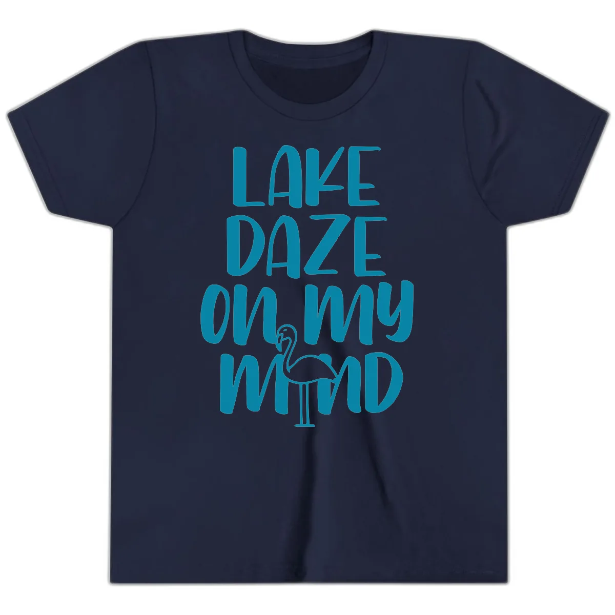 Lake Daze On My Mind Youth T-Shirt in Navy