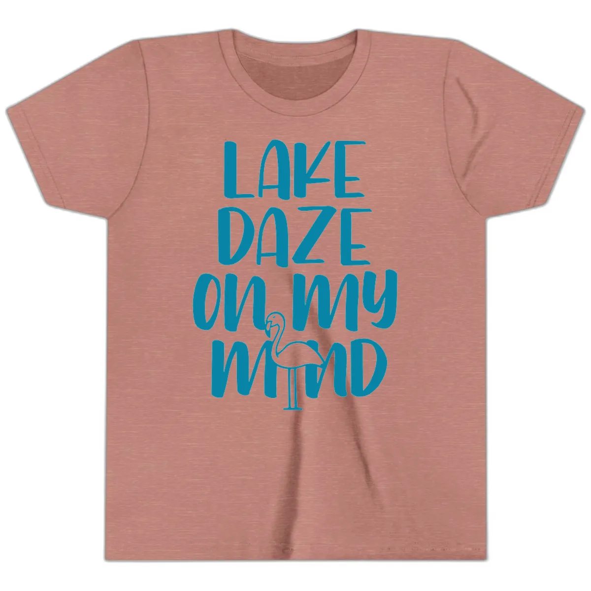 Lake Daze On My Mind Youth T-Shirt in Heather Mauve