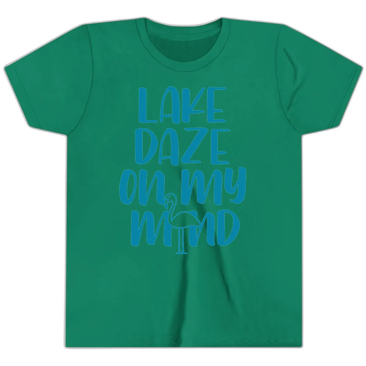 Lake Daze On My Mind Youth T-Shirt in Kelly