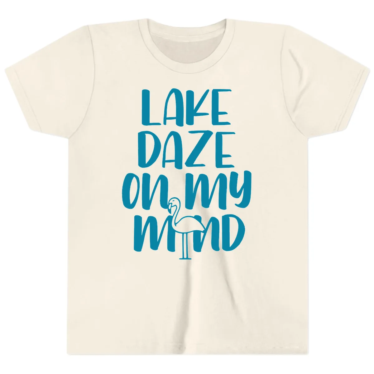 Lake Daze On My Mind Youth T-Shirt in Natural