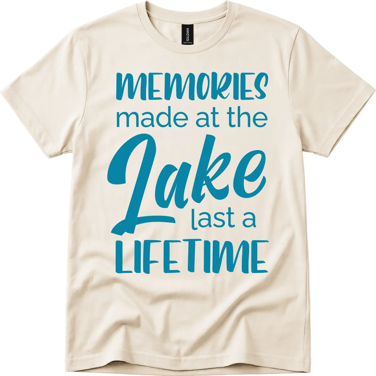 Memories Made at the Lake Last a Lifetime T-Shirt in Natural