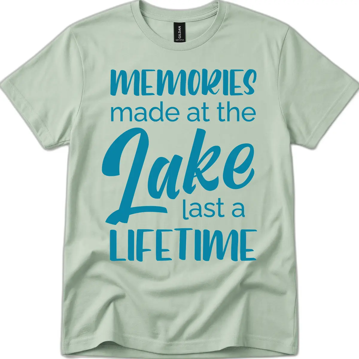 Memories Made at the Lake Last a Lifetime T-Shirt in Sage