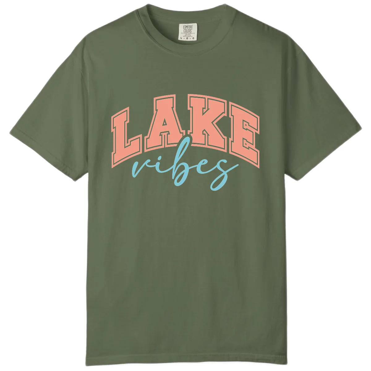 Lake Vibes Arch Design Comfort Color in Sage
