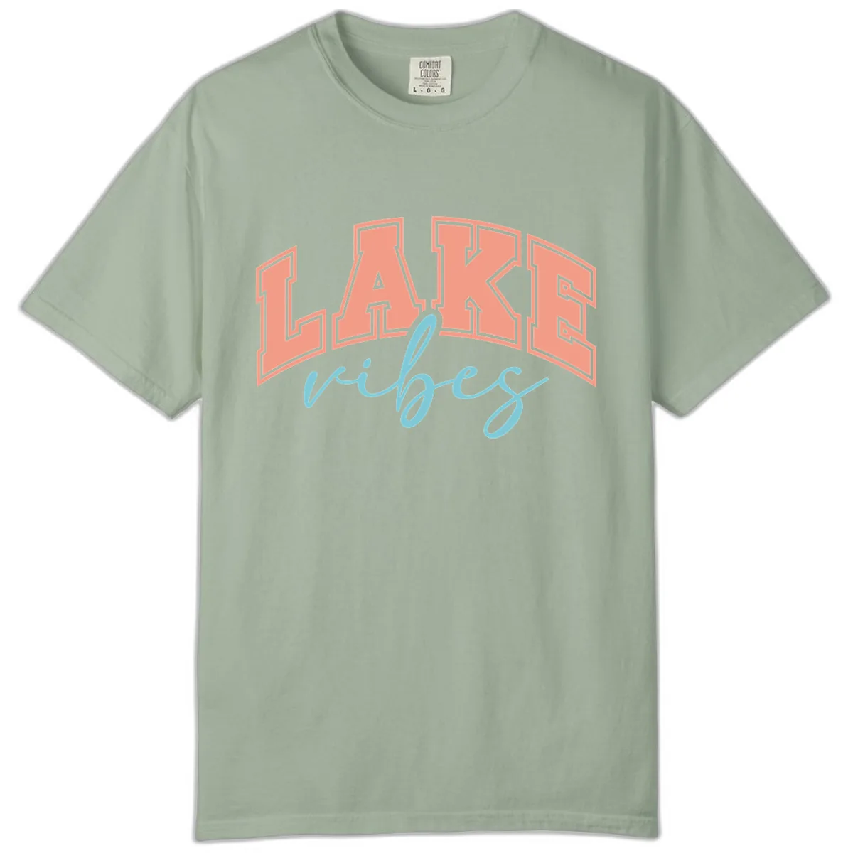 Lake Vibes Arch Design Comfort Color in Bay