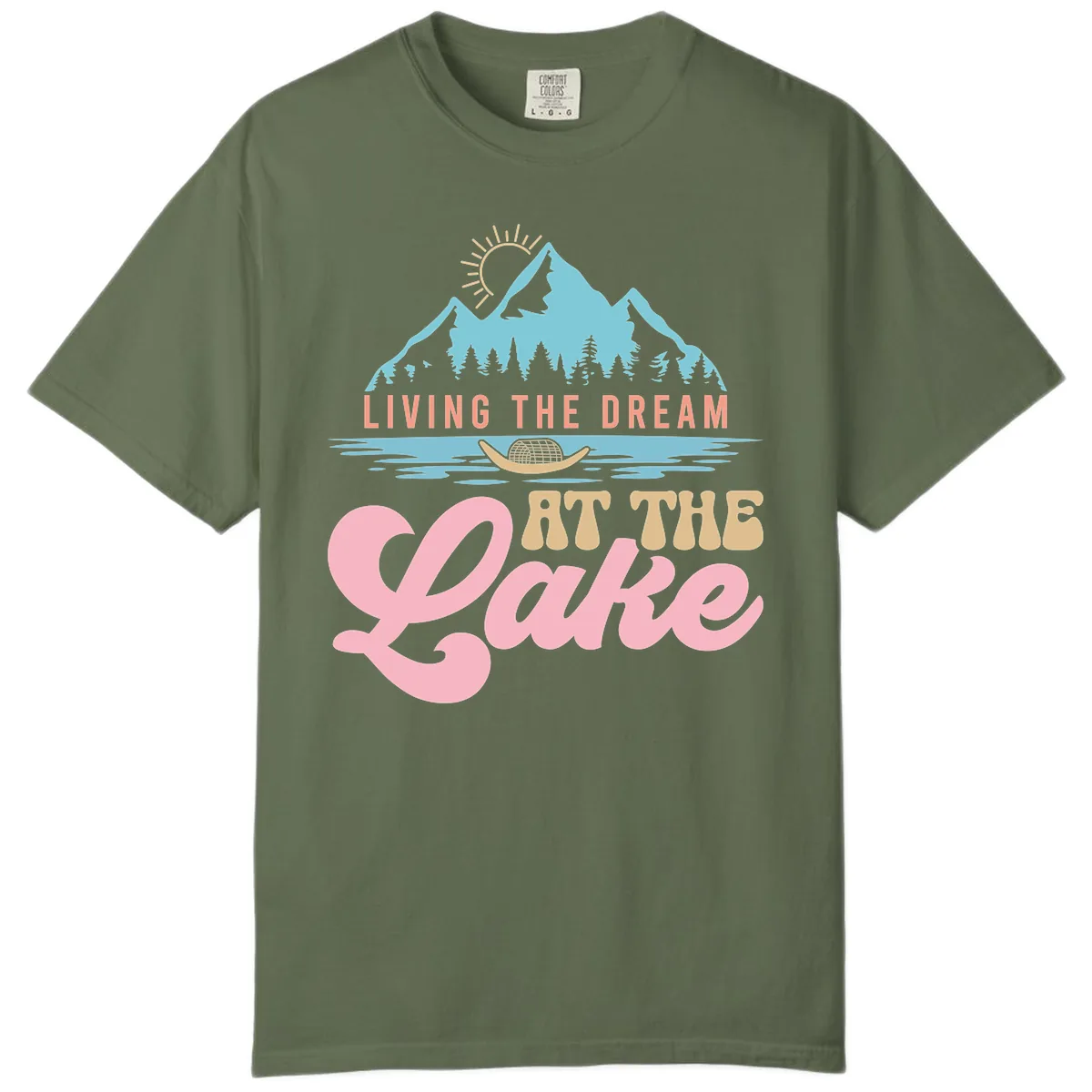 Living The Dream At The Lake Comfort Color in Sage