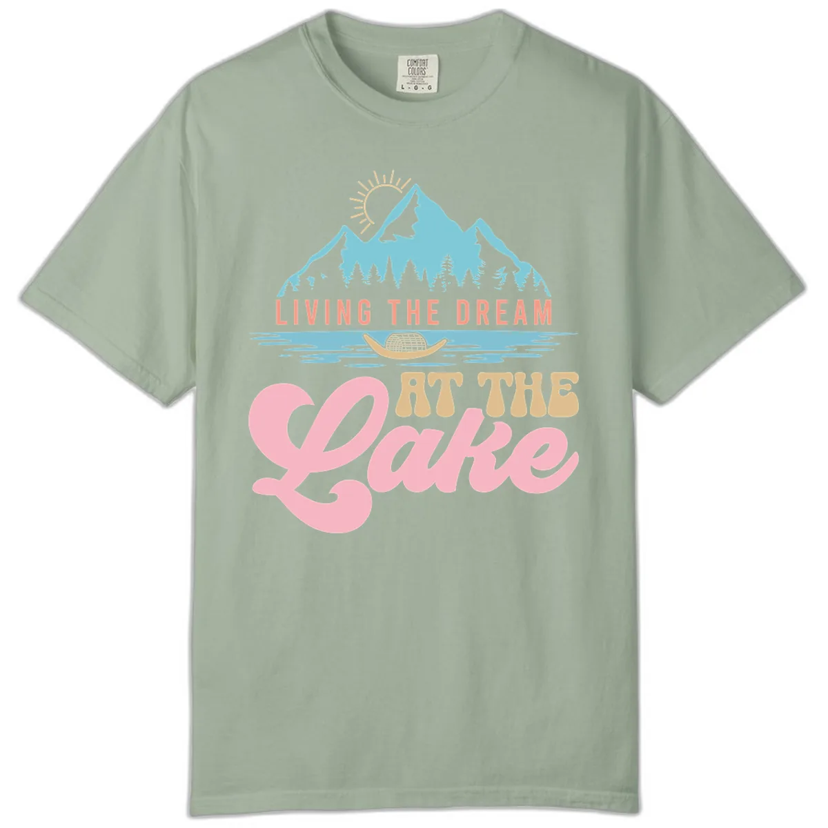 Living The Dream At The Lake Comfort Color in Bay