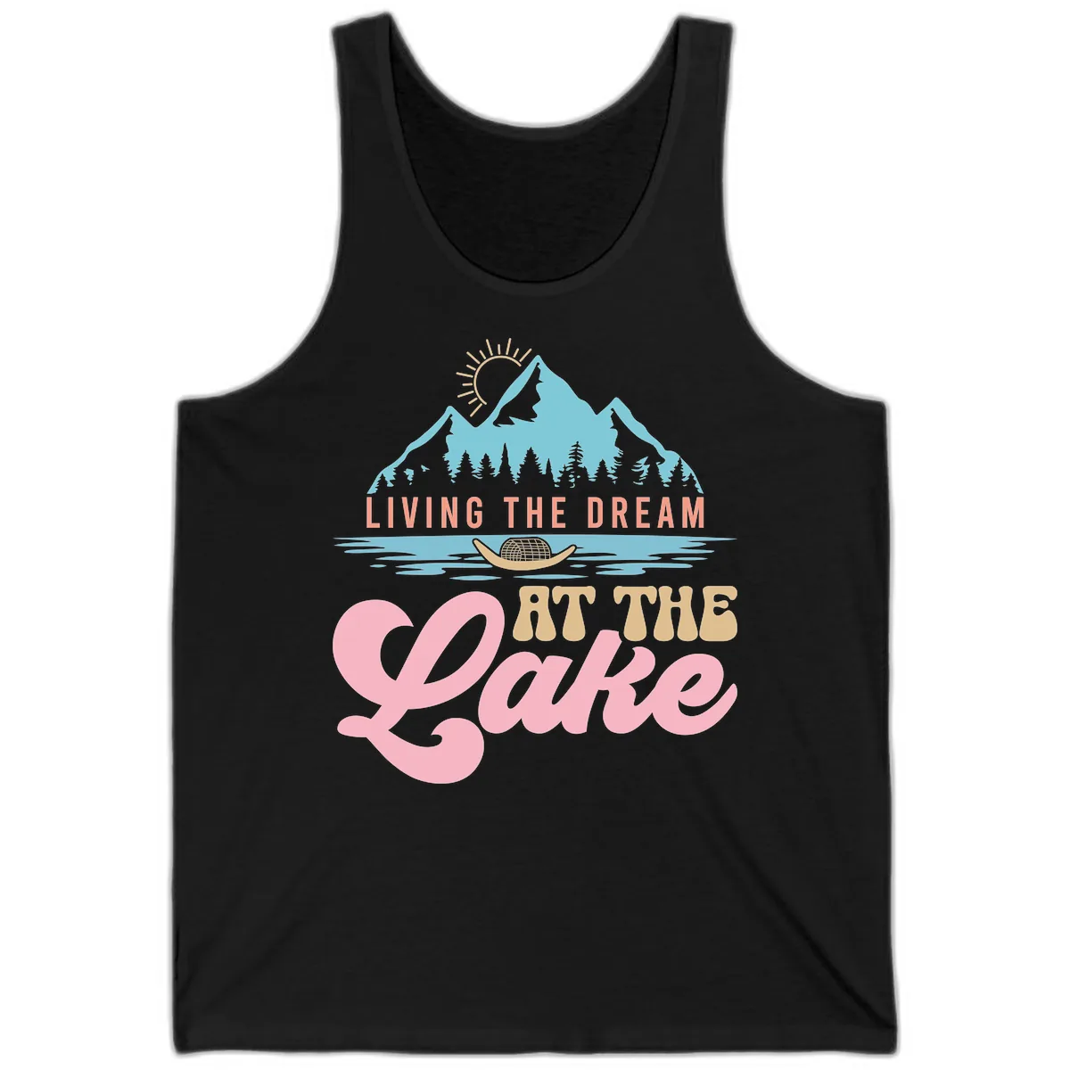 Living The Dream At The Lake Tank in Black
