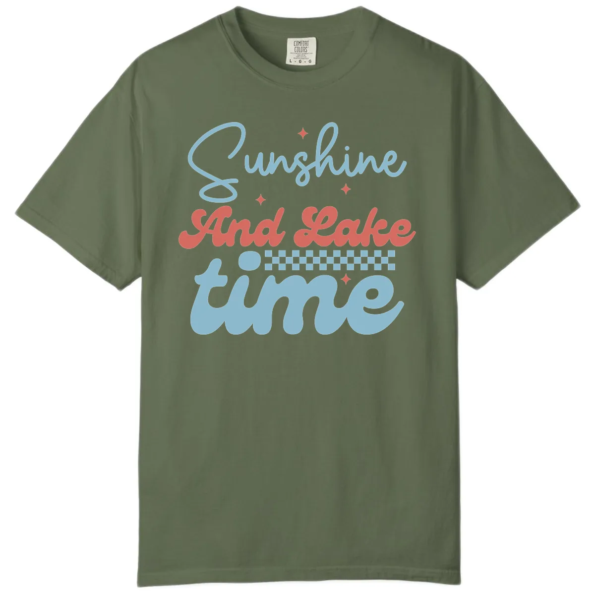 Sunshine And Lake Time Comfort Color in Sage