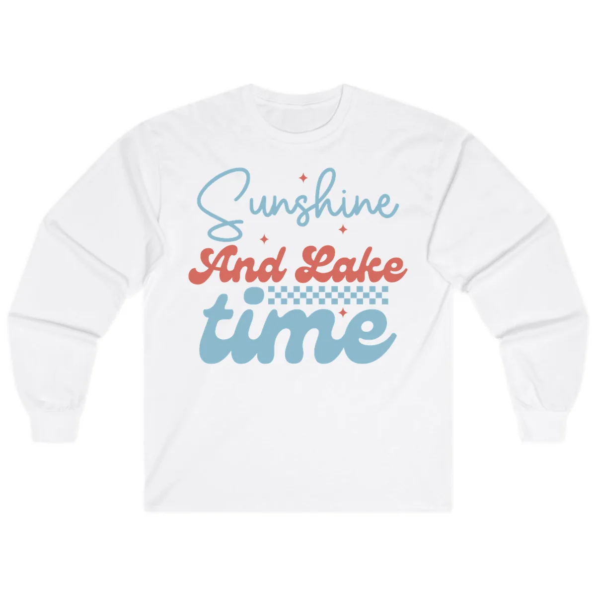 Sunshine And Lake Time Long Sleeve in White