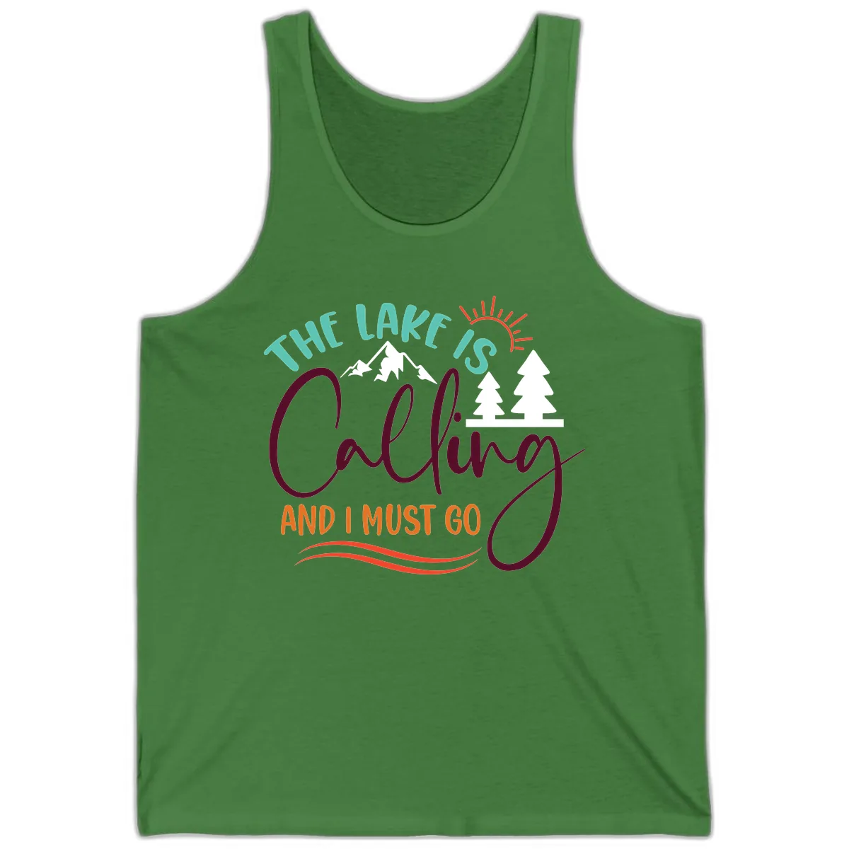 The Lake Is Calling And I Must Go Tank in Leaf