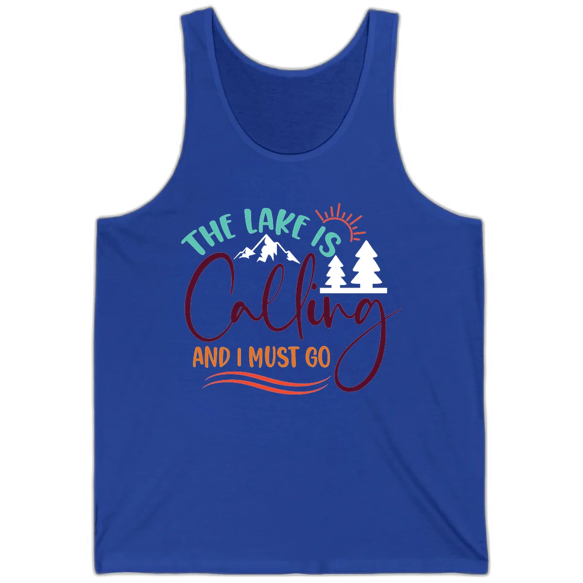 The Lake Is Calling And I Must Go Tank in True Royal