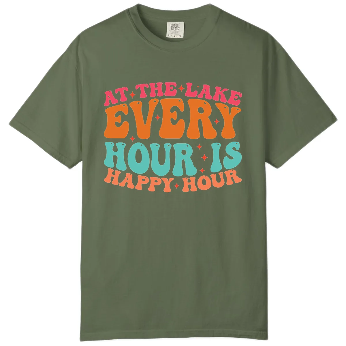 Every Hour Is Happy Hour Lake Design Comfort Color in Sage