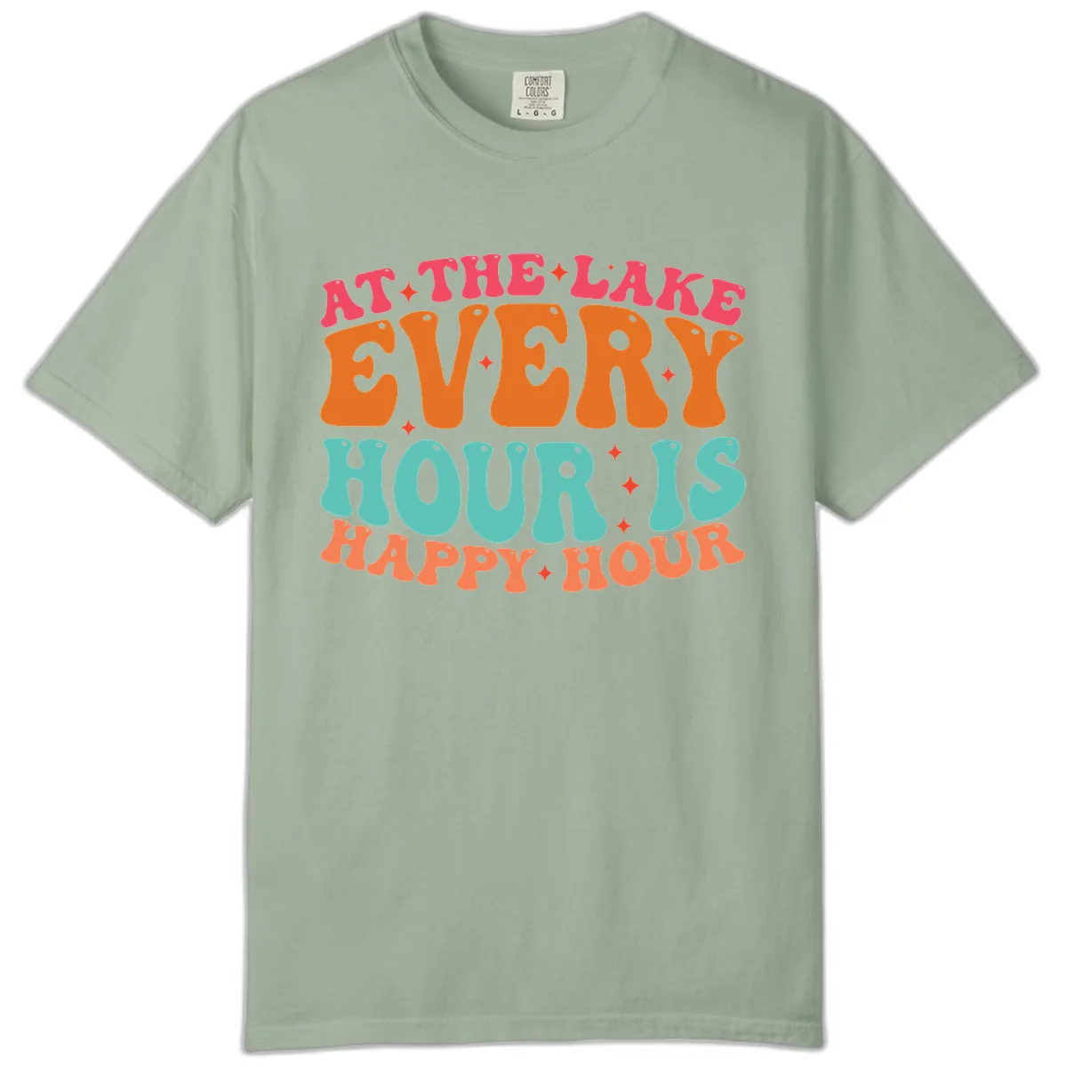 Every Hour Is Happy Hour Lake Design Comfort Color in Bay