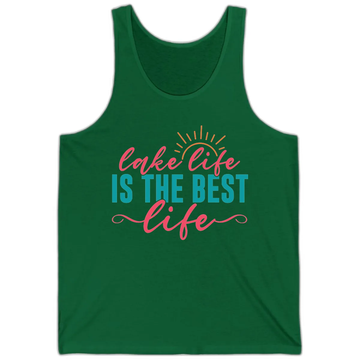 Lake Life Is The Best Life Tank in Kelly
