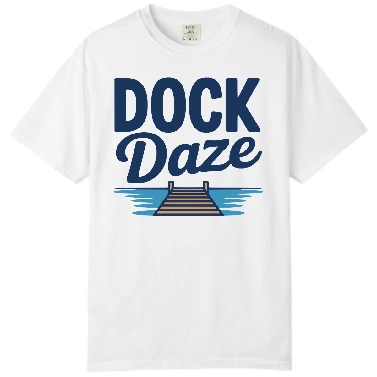 Dock Daze Lakeside Fun Comfort Color in White