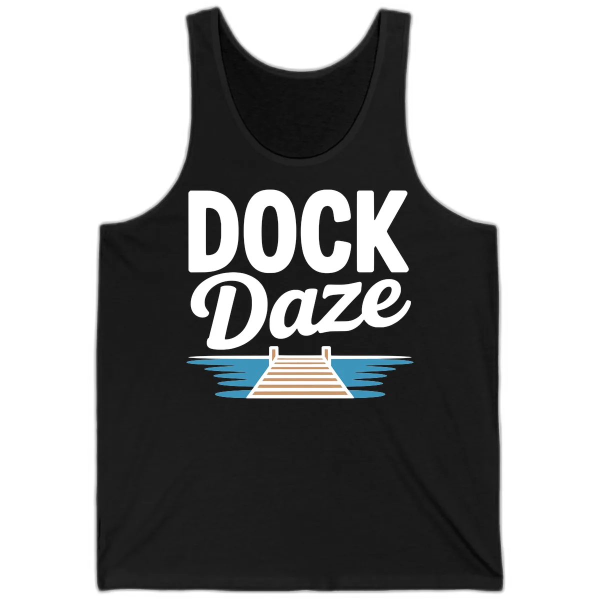 Dock Daze Lakeside Fun Tank in Black