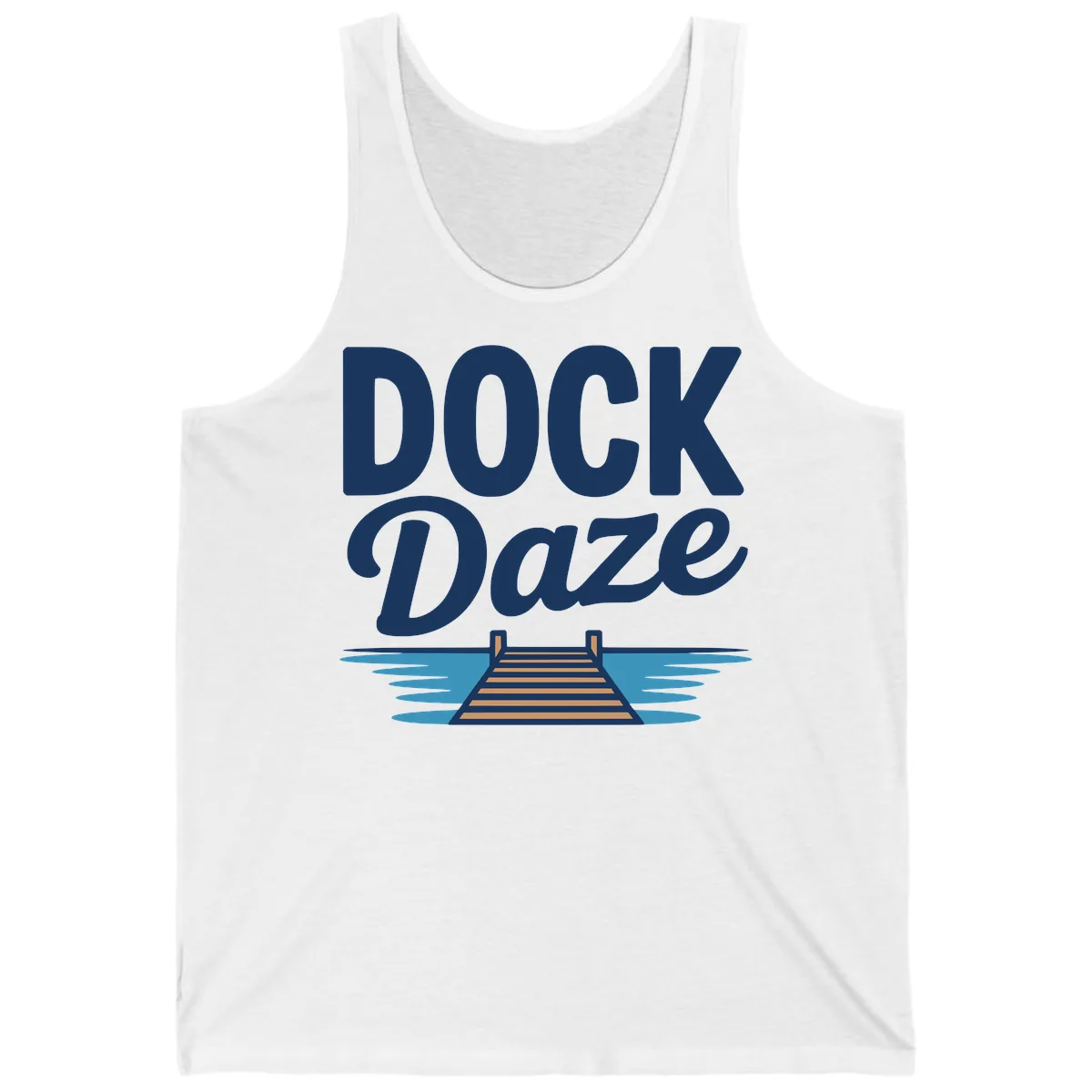 Dock Daze Lakeside Fun Tank in White