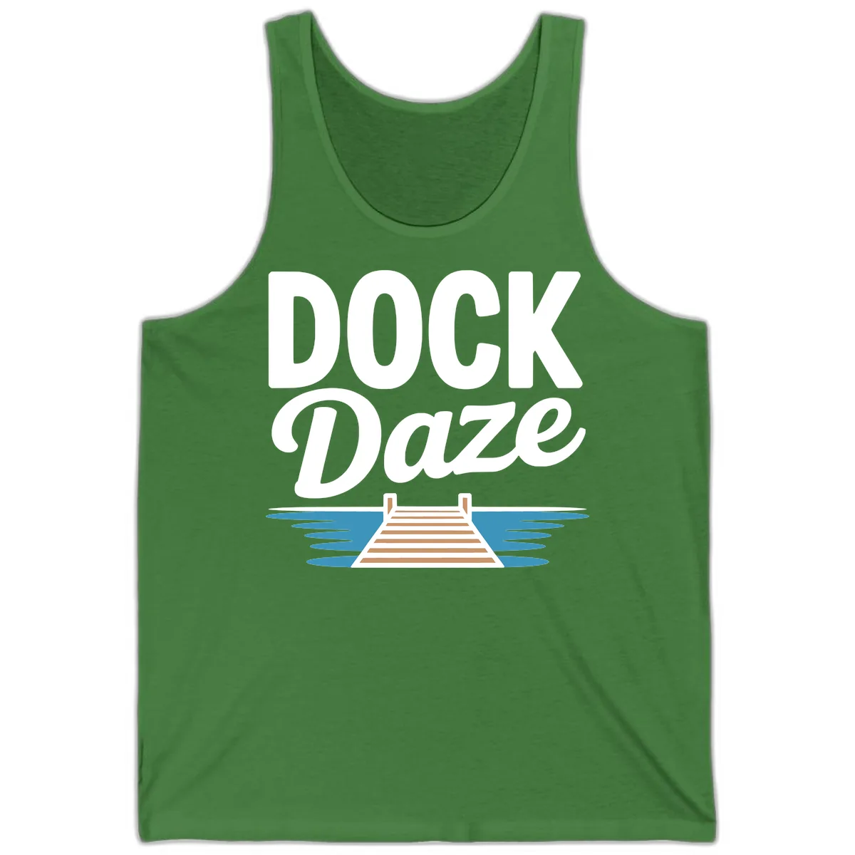 Dock Daze Lakeside Fun Tank in Leaf