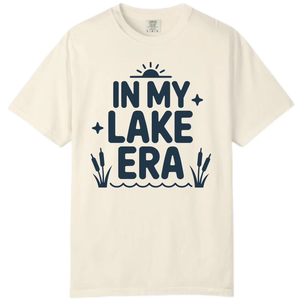 In My Lake Era Typography Design Comfort Color in Ivory