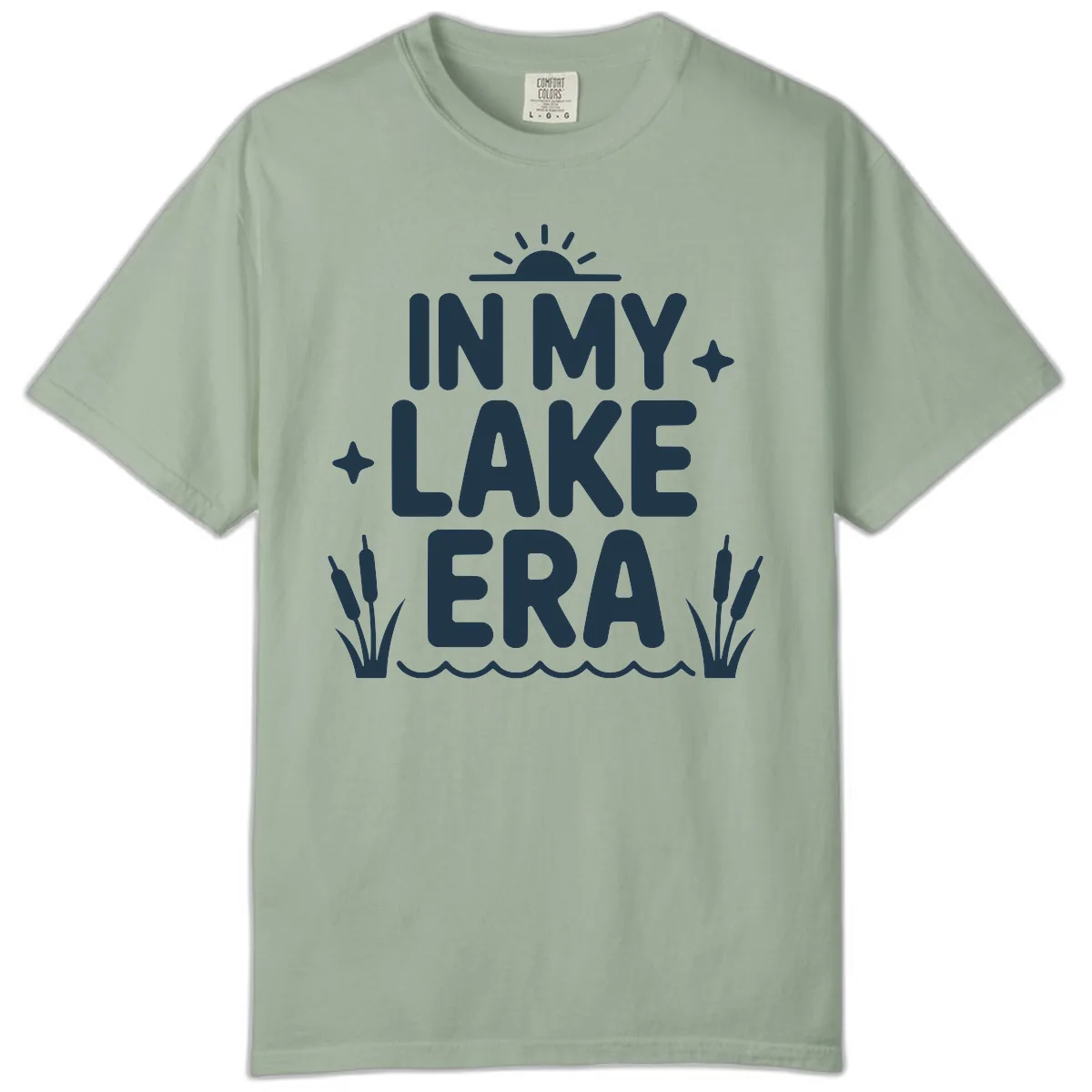 In My Lake Era Typography Design Comfort Color in Bay