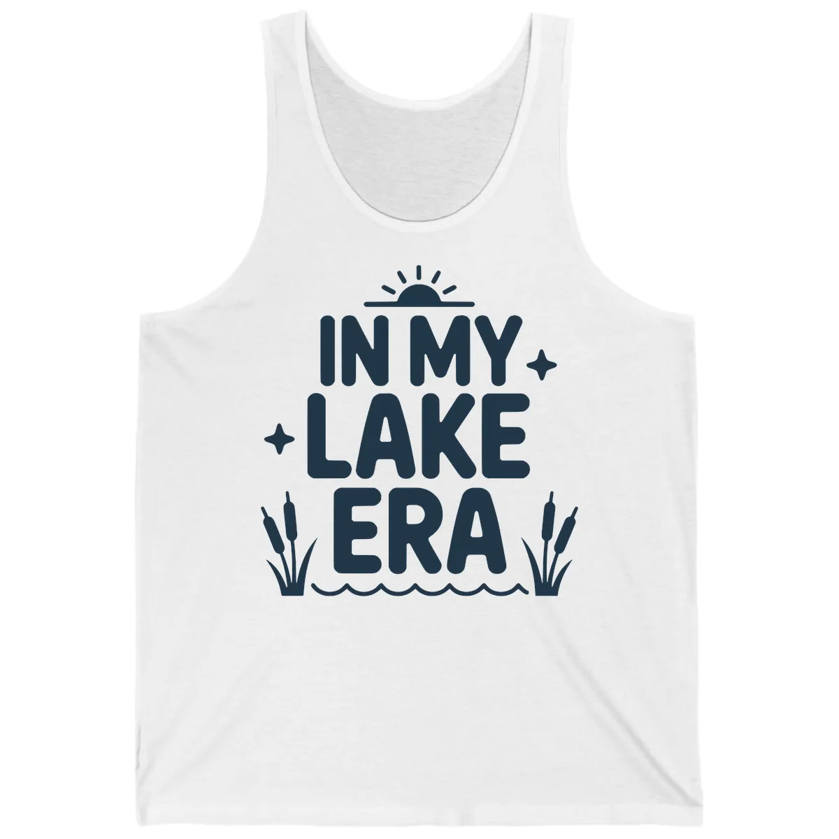 In My Lake Era Typography Design Tank in White