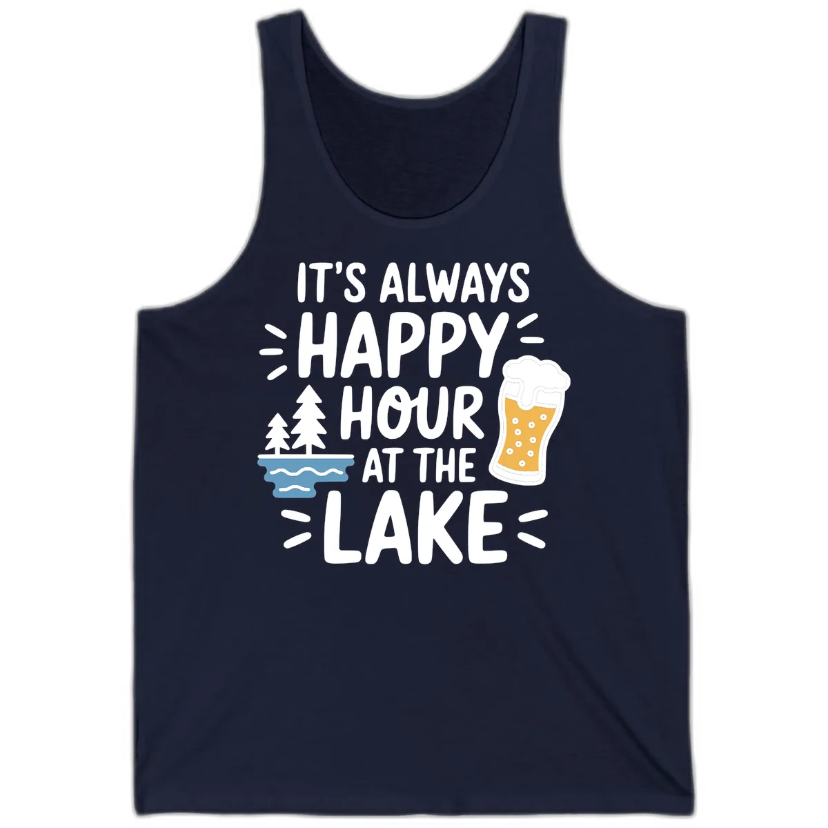 It's Always Happy Hour At The Lake Tank in Navy