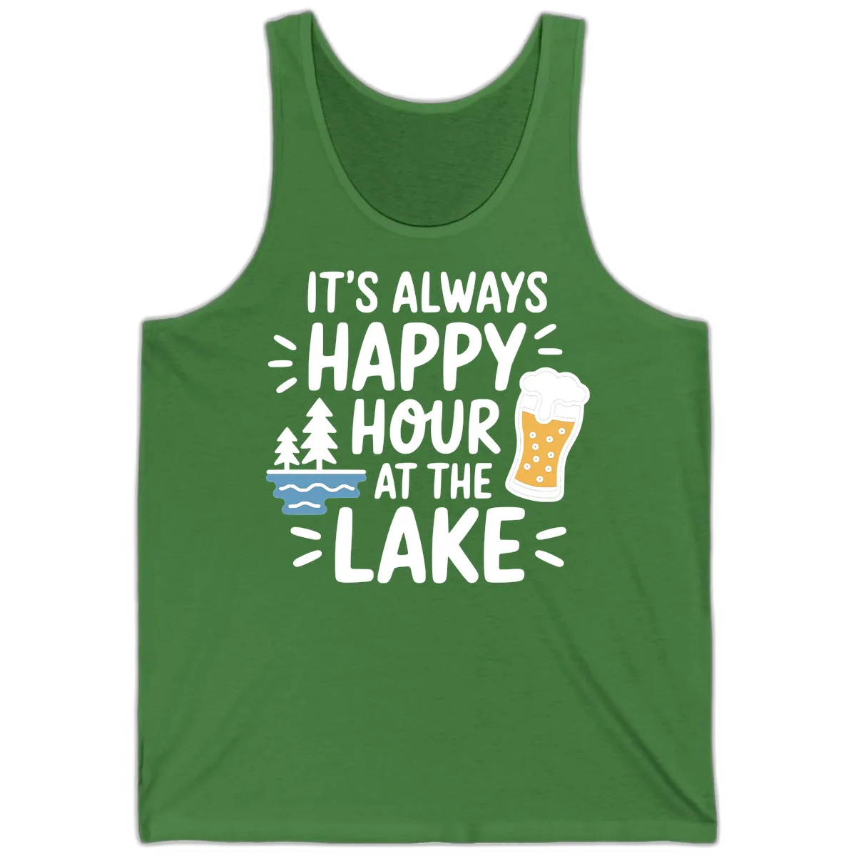 It's Always Happy Hour At The Lake Tank in Leaf